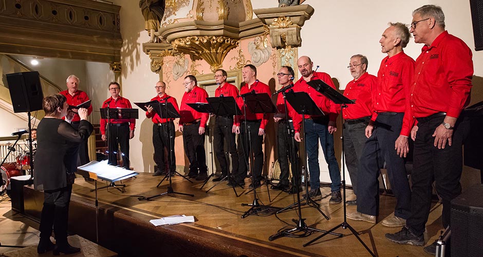 Gruppenbild Red Valleys Hospitalkirche Schwäbisch Hall
